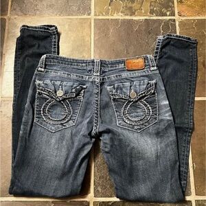 Big Star Dark Blue Skinny Jeans for Women Size 30L